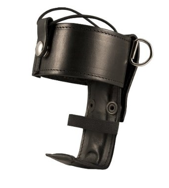 Firefighter's Radio Holder w/ D-Ring (Brown) - 5486RC-BR