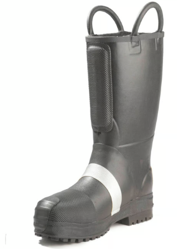 LION Thorogood HellFire Men's Felt Insulated 14" Pull-On Rubber Structural Boot 807-6003