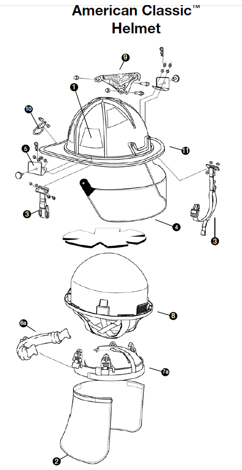 LION ESS FirePro 1971™ Goggles Attachment System (10 Sets) - LFH1034
