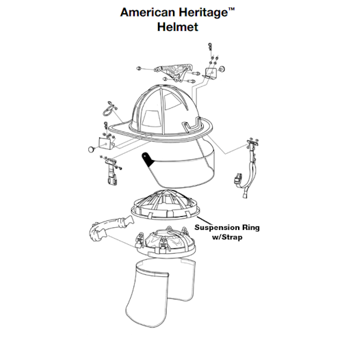 LION American Heritage Suspension Ring with Straps LFH1003