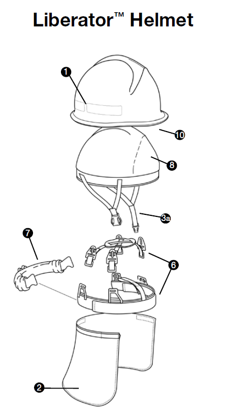 LION Padded Ratchet Headband and Suspension - Legacy 5 and Liberator - LFH1070