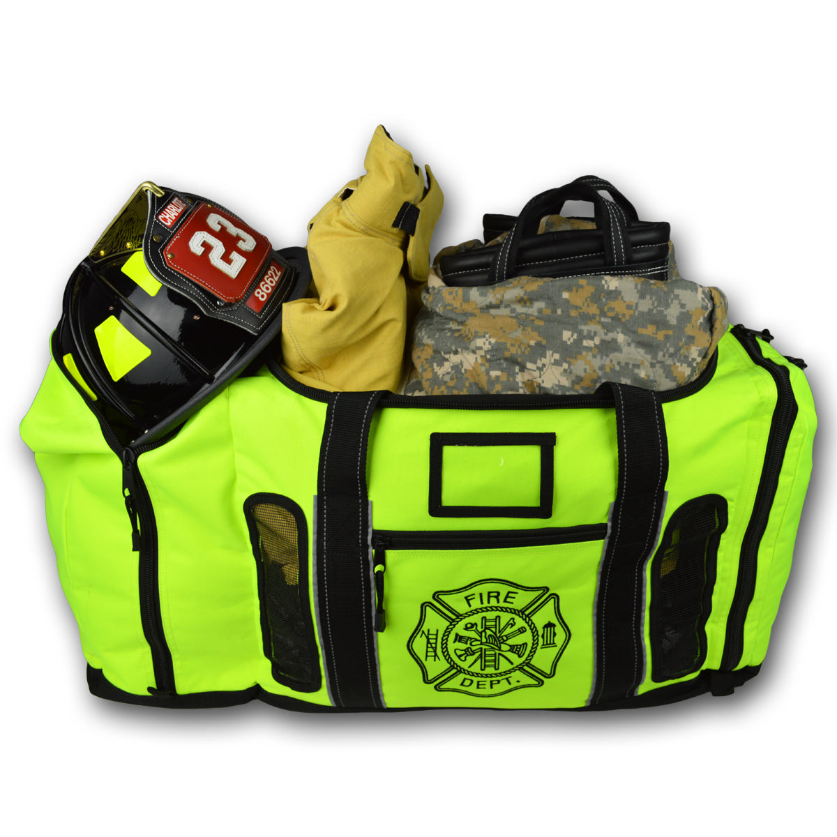 Lightning X Quad-Vent Turnout Gear Bag w/ Helmet Compartment & Mesh Vents - LXFB45M