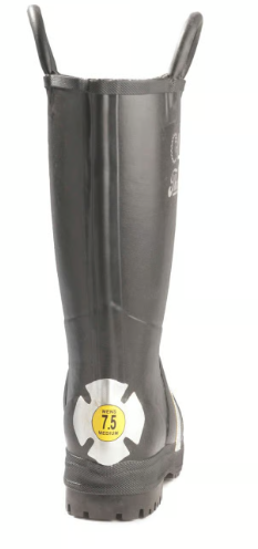 LION Thorogood HellFire Men's Felt Insulated 14" Pull-On Rubber Structural Boot 807-6003