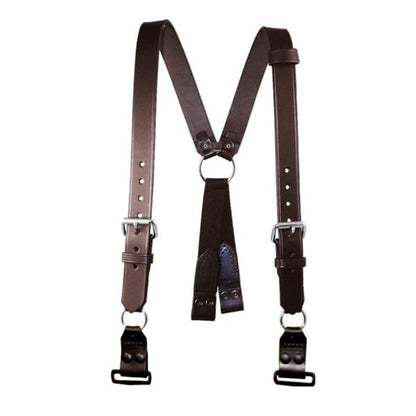 Boston Leather 9177ABS Firefighter Suspenders – Loop Attachment with ABS Ring