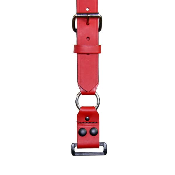 Boston Leather 9177ABS Firefighter Suspenders – Loop Attachment with ABS Ring