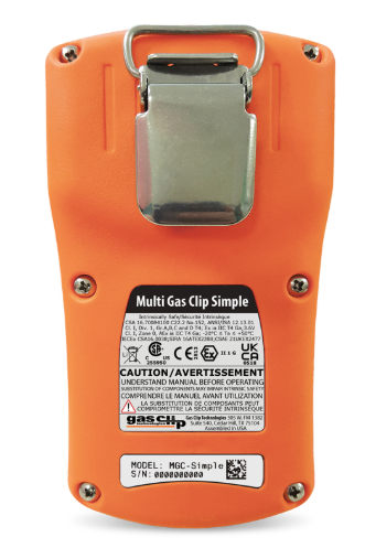 Gas Clip Multi Gas Clip Simple or Simple Plus - MGC