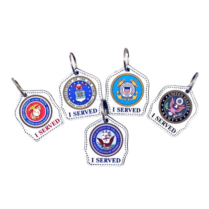 Specialty  "I Served" Mini Key Ring