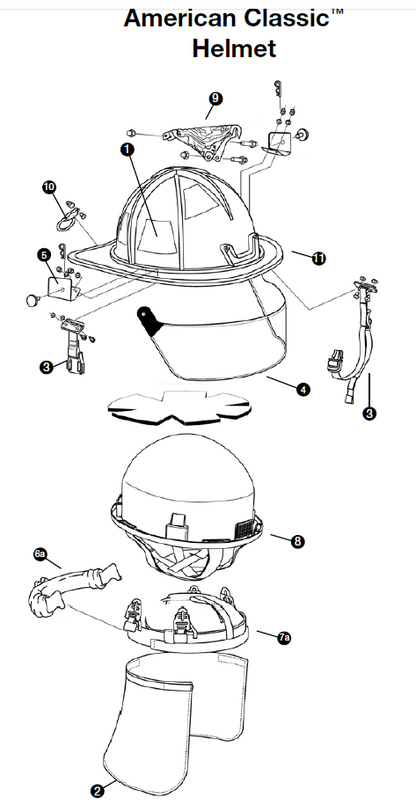 LION Reflective Tetrahedrons - Red-Orange and Silver (Triple Trim) (Set of 8) - LFH943