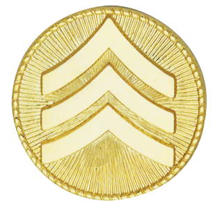 Sergeant Chevron Ornament - CH1