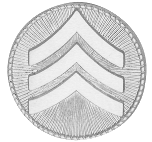 Sergeant Chevron Ornament - CH1