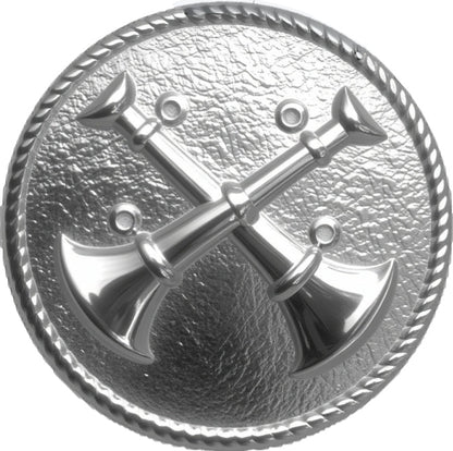 2 Crossed Bugles Ornament - F9/F20