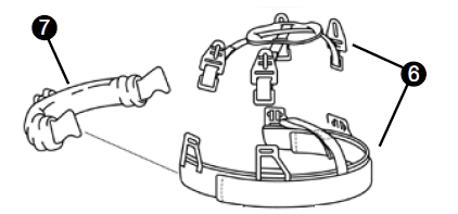 LION Padded Ratchet Headband and Suspension - Legacy 5 and Liberator - LFH1070