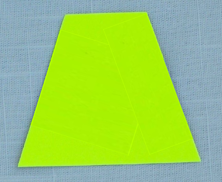 LION Reflective Tetrahedrons - Lime-Yellow (Set of 8) - LFH939