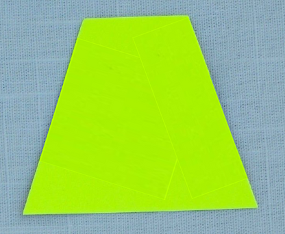 LION Reflective Tetrahedrons - Lime-Yellow (Set of 8) - LFH939