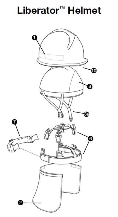 LION ESS FirePro 1971™ Goggles Attachment System (10 Sets) - LFH1034