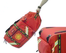Lightning X XXXL Turnout Gear Bag w/ Wheels - Red or Black - LXFB10WV