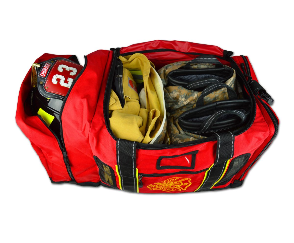 Lightning X Quad-Vent Turnout Gear Bag w/ Helmet Compartment & Mesh Vents - LXFB45M