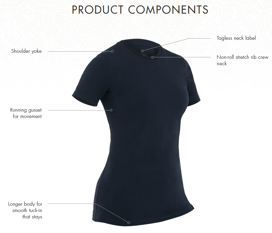 First Tactical Women's Tactix Series Cotton Long Sleeve T-Shirt - 121505