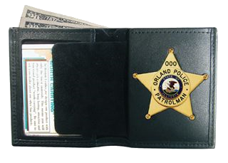 Book Style Badge Wallet - 150-ST