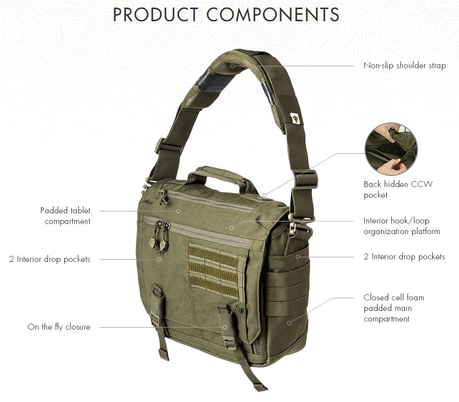 First Tactical Summit Side Satchel - 180012