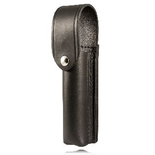 Pelican M9 Flashlight Leather Holder w/ Closed Top and Flap - Weave - 5566-B-W
