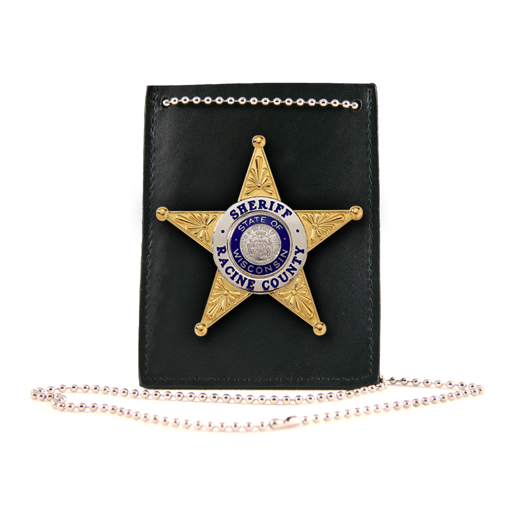 Neck Chain Badge / ID Holder - Plain - 5845-B-P