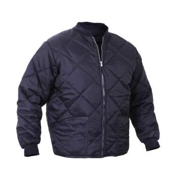 Rothco Diamond Nylon Quilted Flight Jacket (Navy) - 7160