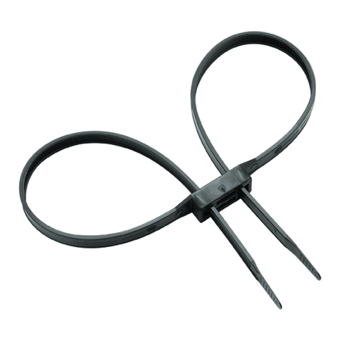 BULK DOUBLE CUFF BLACK 100 PK - 8220-3-2b