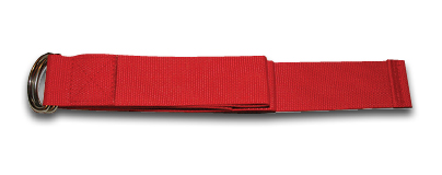 Double D Rings Five Foot Strap - Red - 911-75090RD