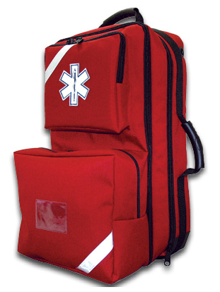 O2 / Trauma / AED Backpack - Red - 911-84550RD