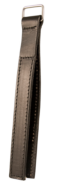 Policeman's Leather Glove Strap - Black - Weave - 9126-B-W