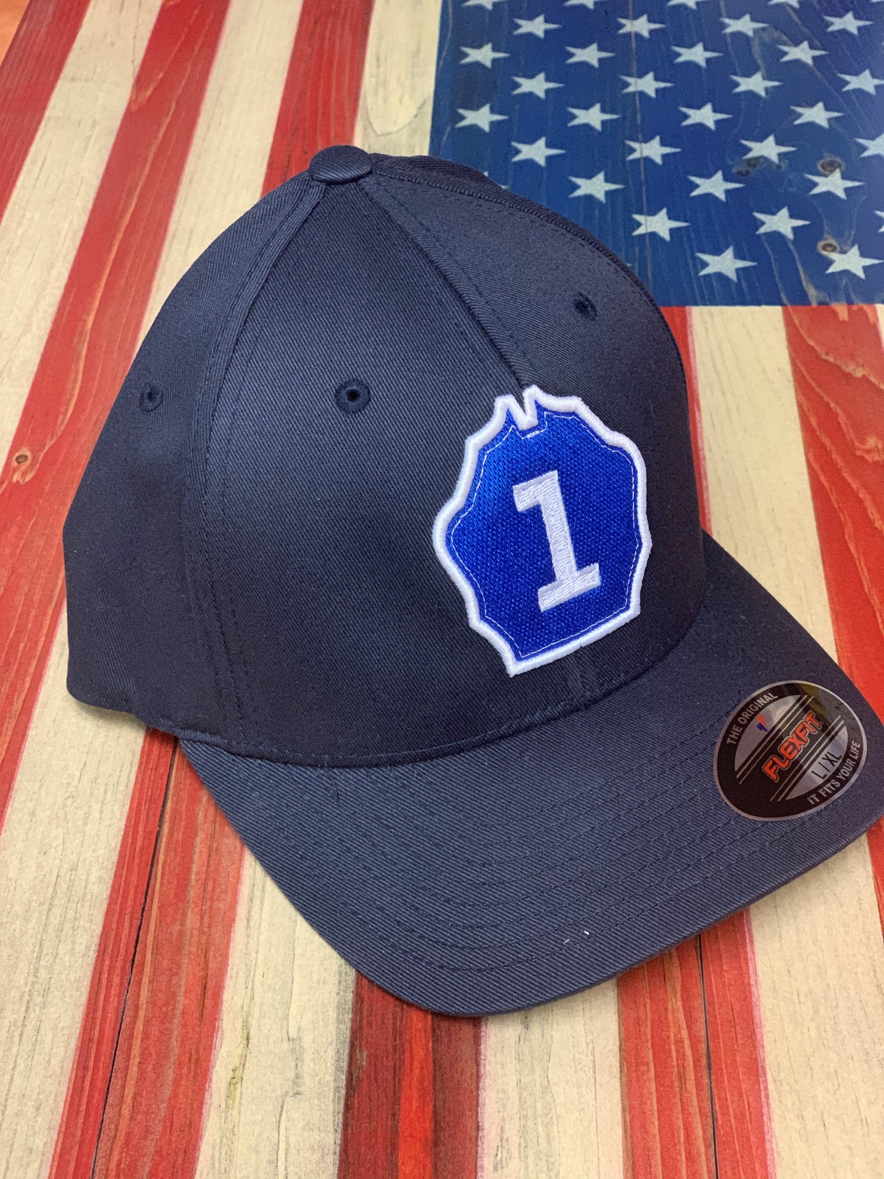 FlexFit Hat w/ Custom Embroidered Shield