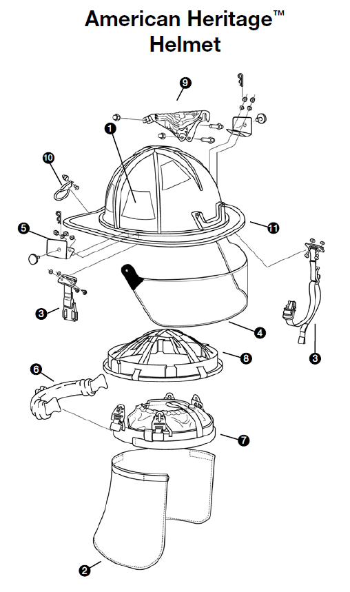 ESS FirePro 1971™ Goggles Attachment System (10 Sets) - LFH1034