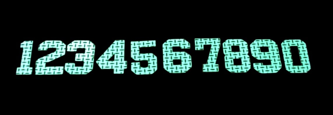 AWOGS Stickers - Numbers / Letters