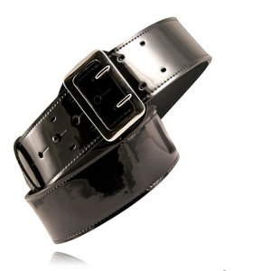 2-1/4" Fully Lined Sam Browne Leather Belt - Black - Plain - 6501-B-P