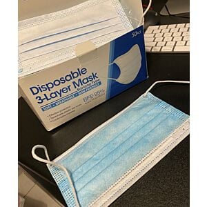 3-Layer Disposable Face Mask (Box of 50) - 3PLYFM