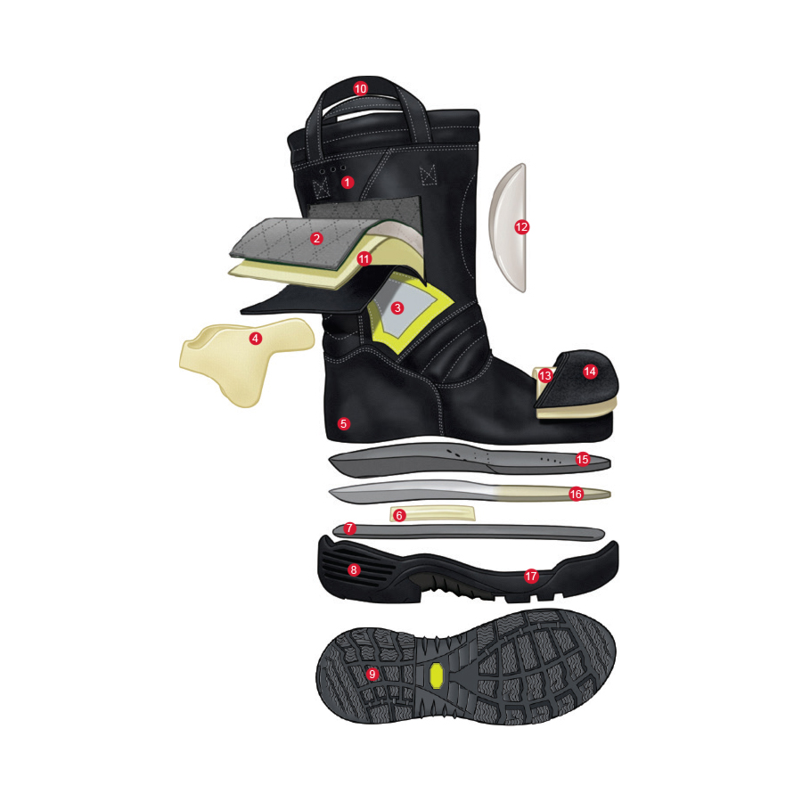 Globe Magnum Structural Supreme 14 Pull On Boot w Arctic Grip Sole 120A420