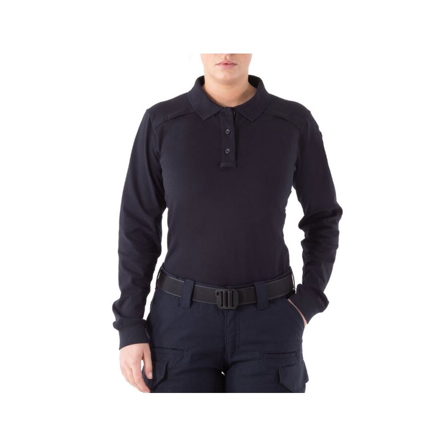 First Tactical Women's Performance Long Sleeve Polo w/ Pen Pocket - 121503 First Tactical 1