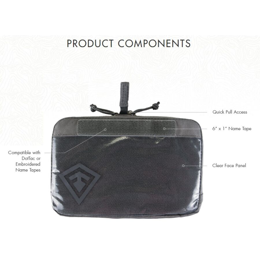 First Tactical 9 x 10 Velcro Pouch Law Enforcement & Public Safety