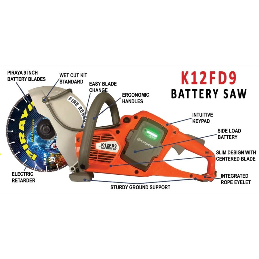 Rotary clearance rescue saw