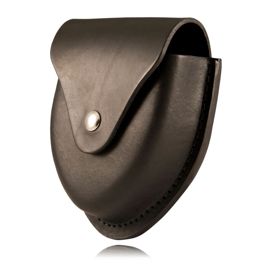 Extra Large Handcuff or Leg Iron Case - Plain - 5522-B-P Boston Leather 2