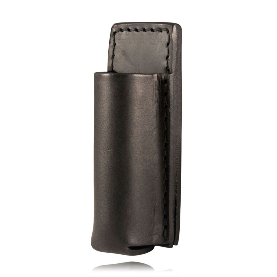 Strion Flashlight Leather Holder w/ Open Top - Weave - 5575-B-W Boston Leather 2