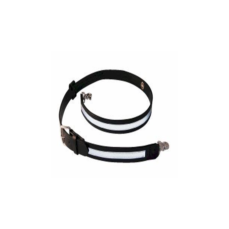 Firefighter's Radio Strap w/ Reflective Strip and Motorola Clip - 6542R Boston Leather 2