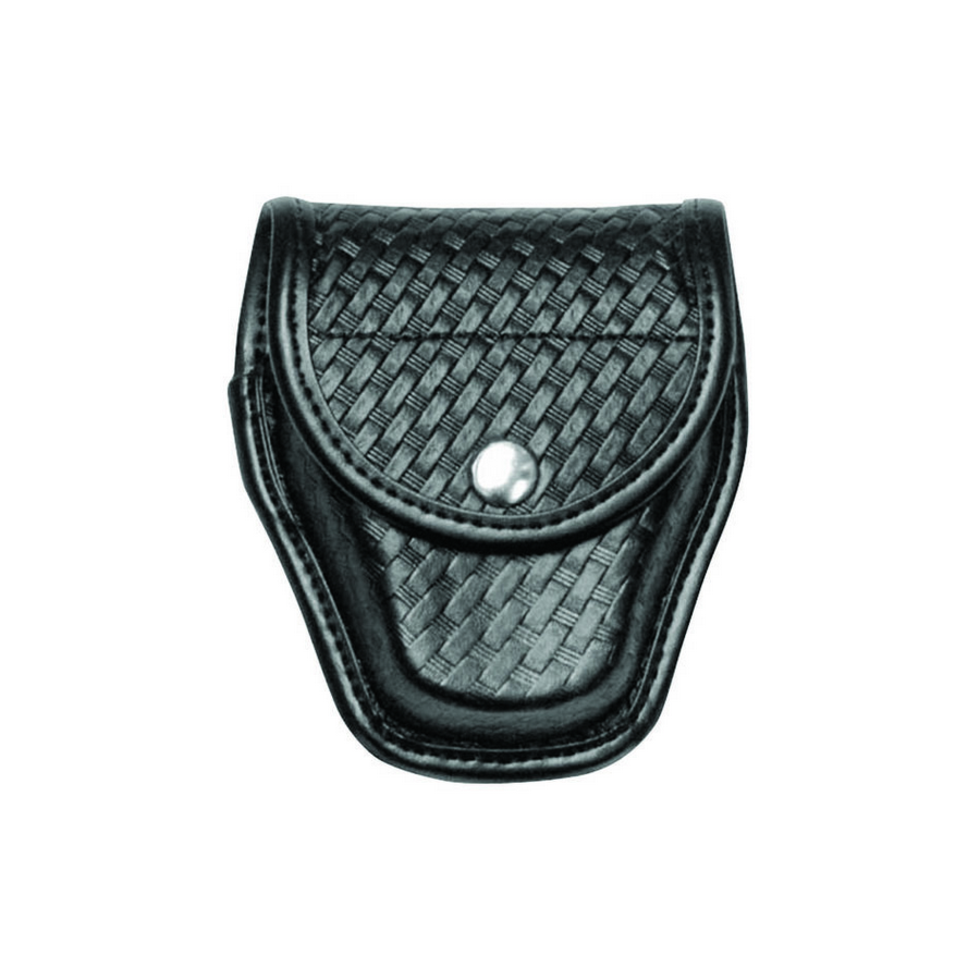 Safariland 7917 Double Handcuff Case - Basket Weave - Chrome Snap - 22179 Safariland Group 1