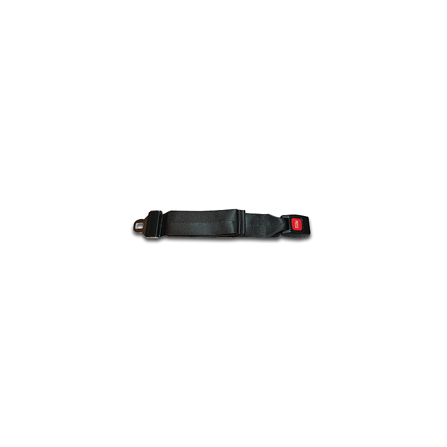 Five Foot Seat Belt Buckle and Loops - Black - 911-76710BK FieldTex Medical 2