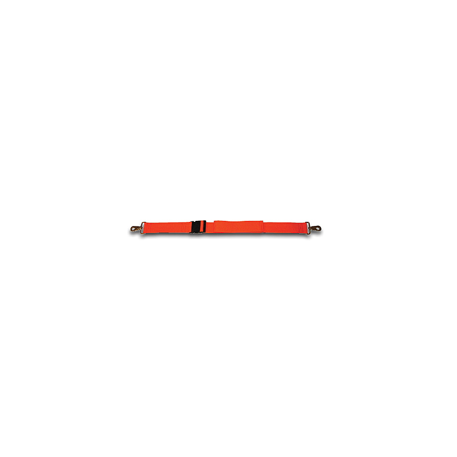 Plastic Side Release Buckle/Swivel Clip Five Foot Strap - Orange - 911-76712OR FieldTex Medical 2
