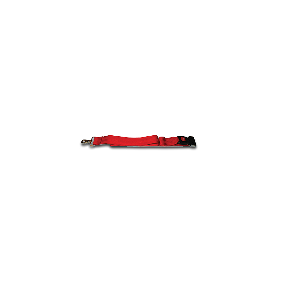 Seat Belt Buckle/Metal Swivel Clips Seven Foot Strap - Red - 911-78719RD FieldTex Medical 2