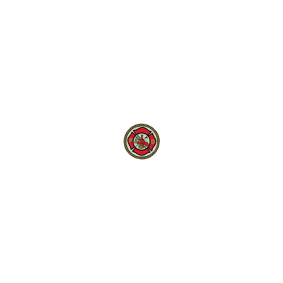 Firefighter Maltese Scramble Decal - 2, 1.5, or 1 Inch Diameter Conway Shield 2