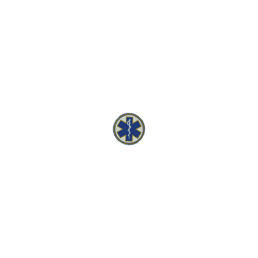 Star of Life Decal - 2, 1.5, or 1 Inch Diameter DNU171 Conway Shield 1