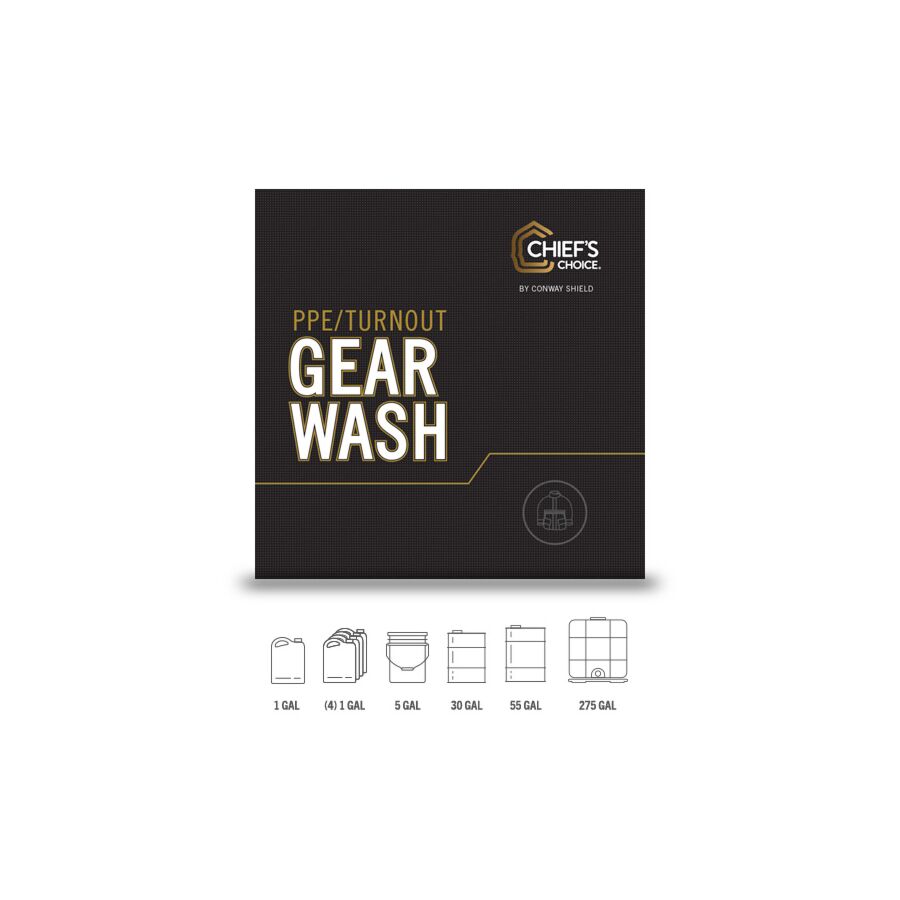 Chief's Choice Turnout Gear Wash Cleaner - CC-GW Conway Shield 2